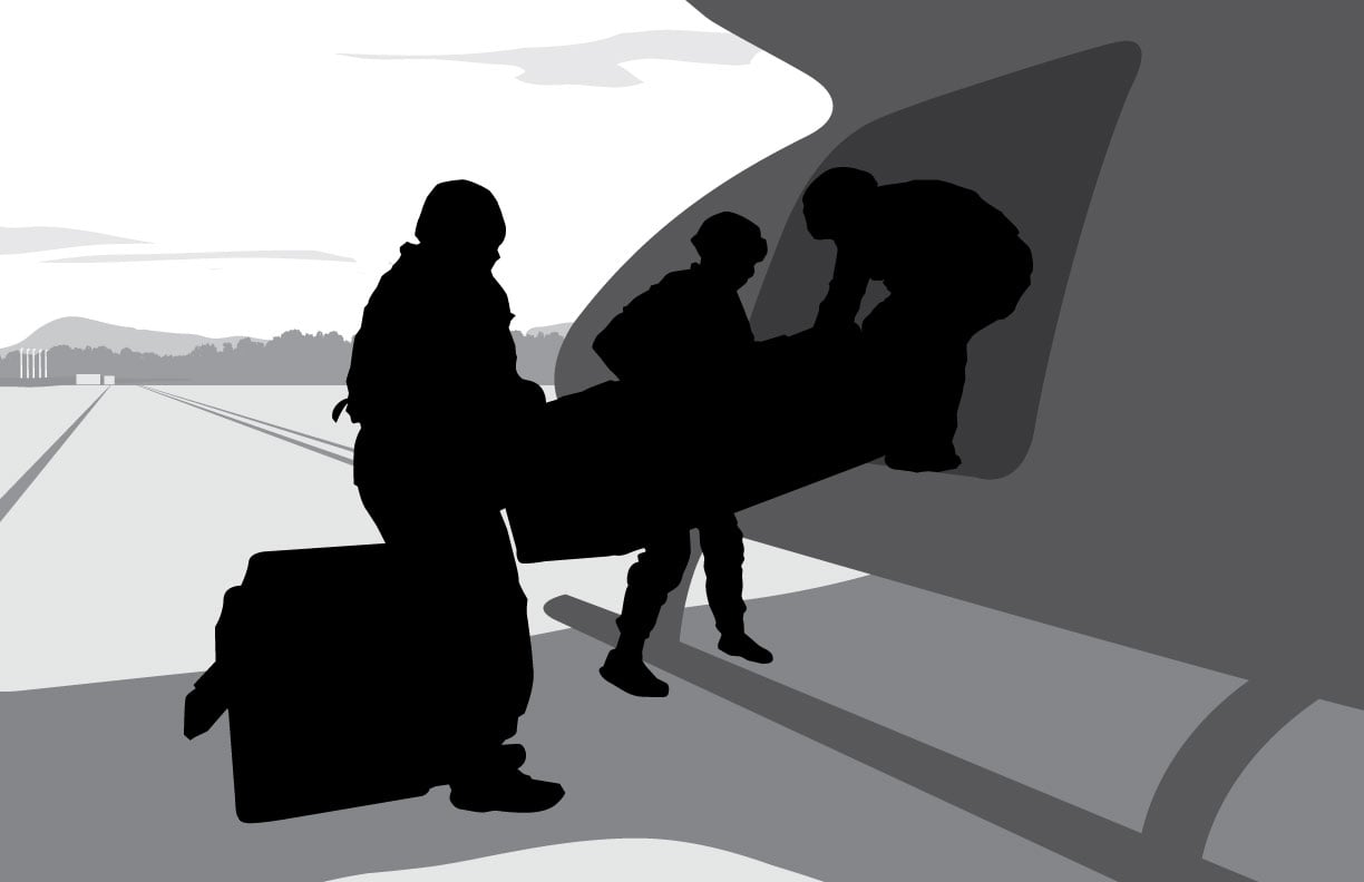 Illustration of MV250 cargo operation