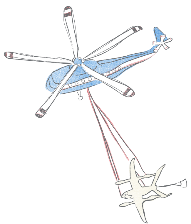 A sketch of ALIA under a helictoper