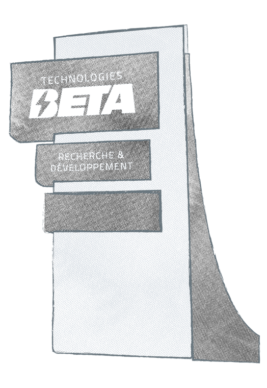 BETA Montreal's entry sign
