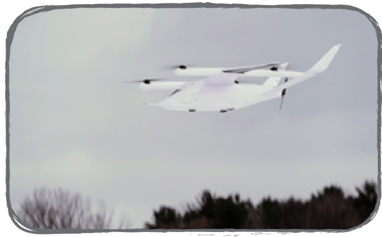 ALIA subscale aircraft flying